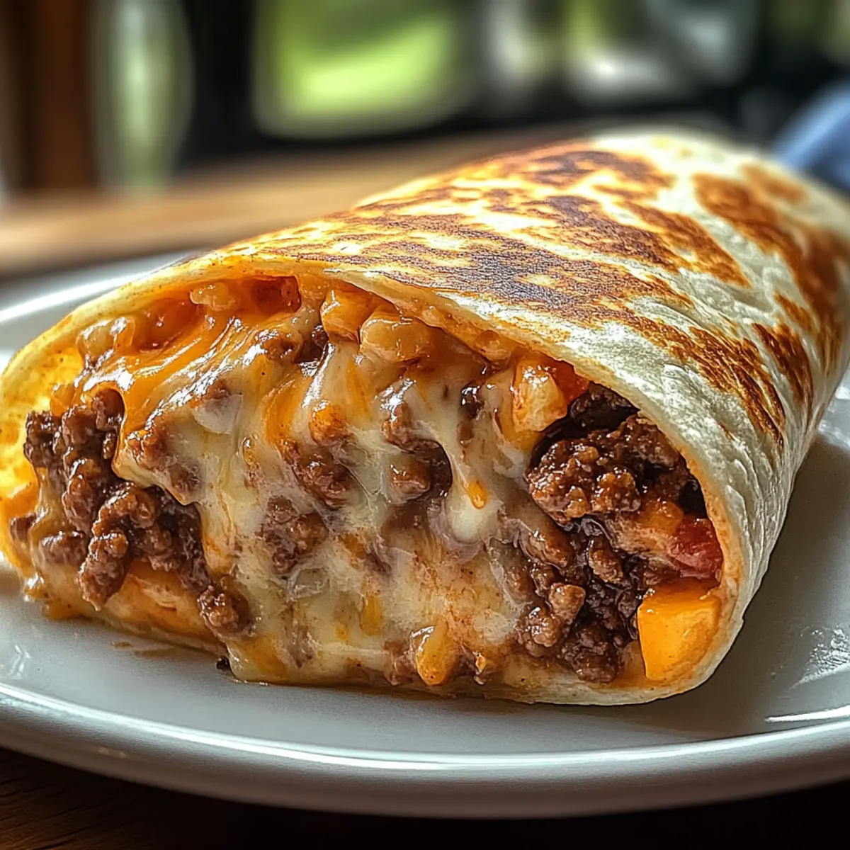 Gegrillter Käse-Burrito für echte Genießer